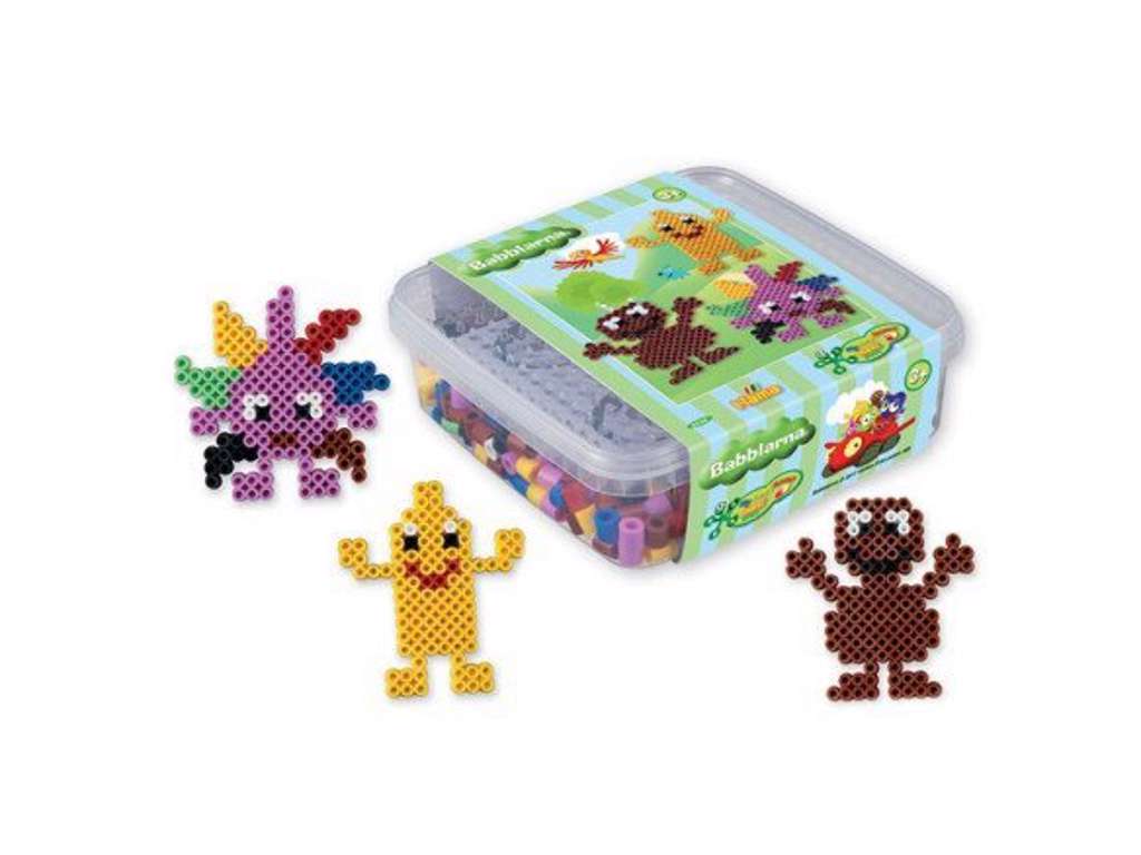 Hama Maxi Babblarne bøtte med perler og plade - 8748