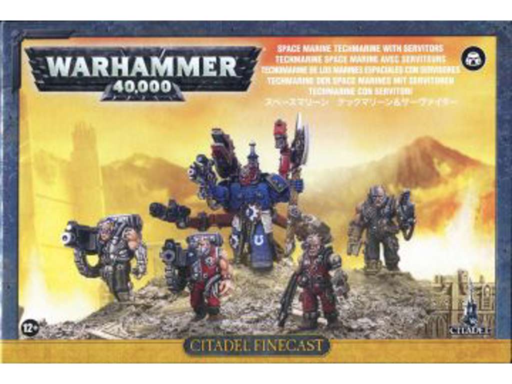 Space Marine: Techmarine with Servitors