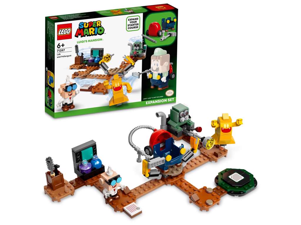 Lego Super Mario - Luigi's Mansion lab og Poltergust - Udvidelsessæt - 71397
