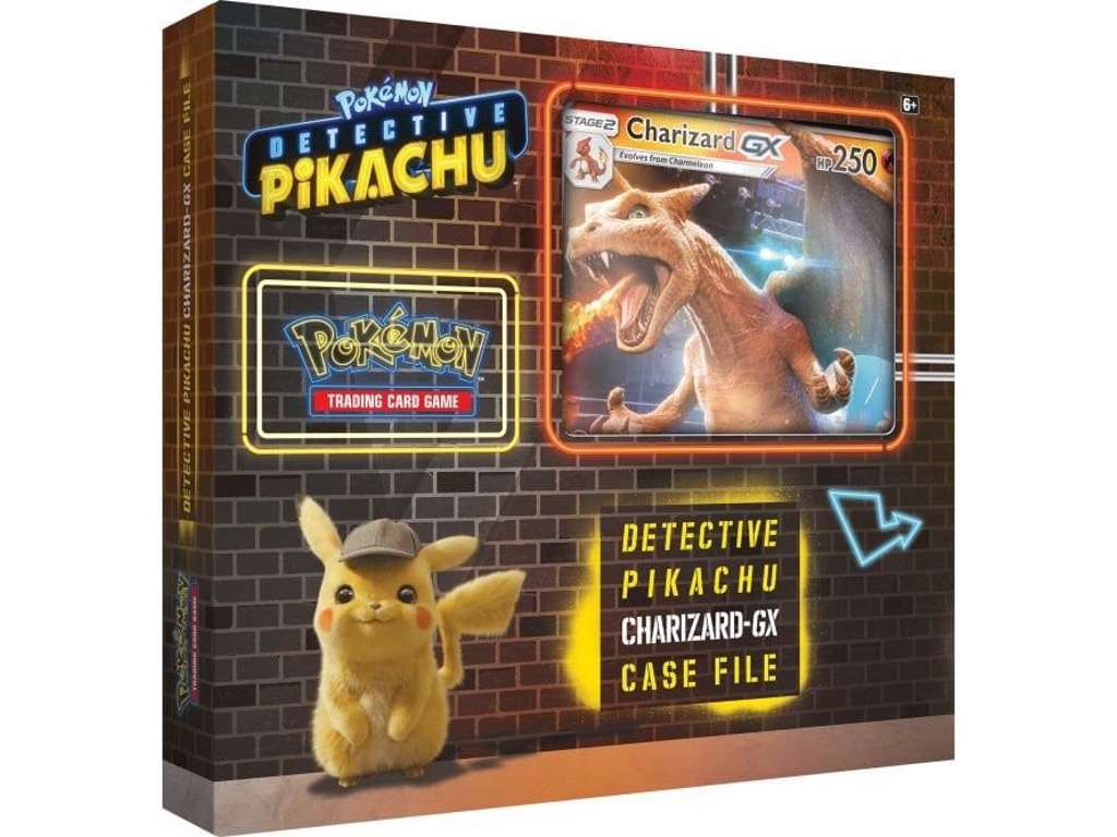Detektiv Pikachu Charizard-GX sagsmappe pokemonkort