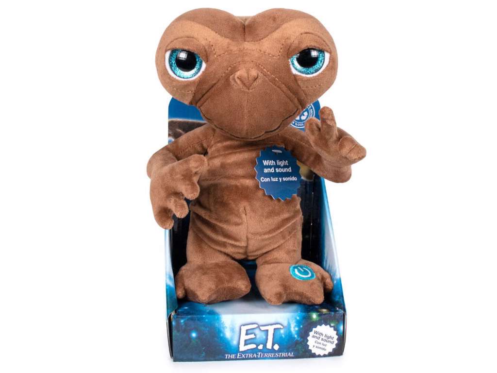 E.T. the Extra-Terrestrial bamse på 25 cm med lyd/lys (ENG)