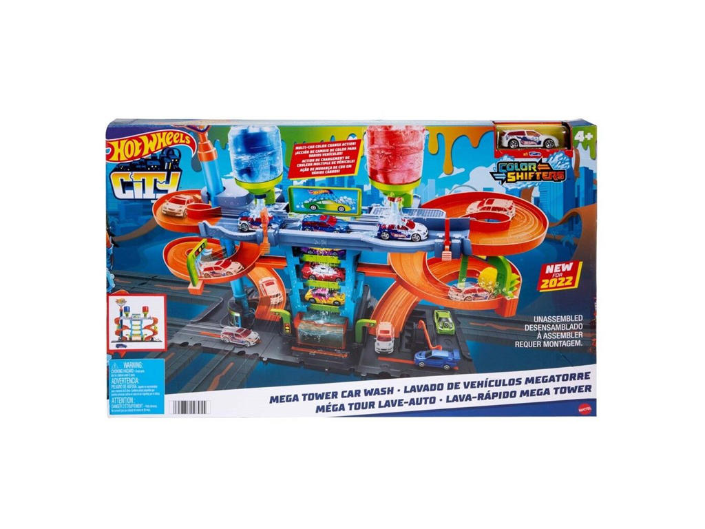 Hot Wheels City Mega Tower Car Wash (2022)