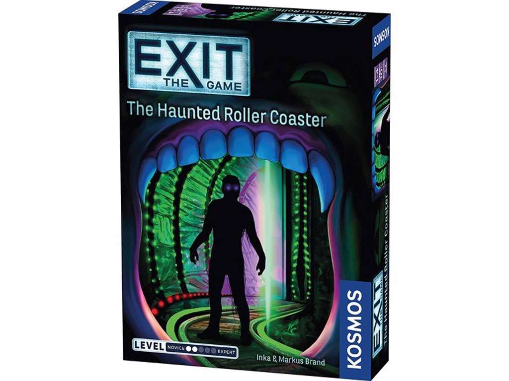 EXIT: The Haunted Roller Coaster - brætspil fra Kosmos - engelsk
