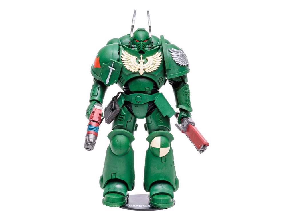 Warhammer 40k Dark Angels Assault Intercessor Sergeant actionfigur på 18 cm