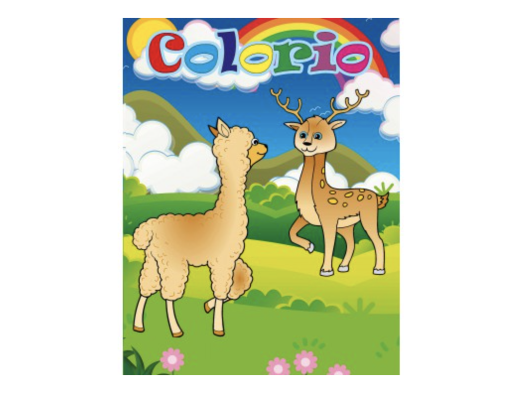 Malebog med 32 sider på 28 x 21 cm fra Artkids