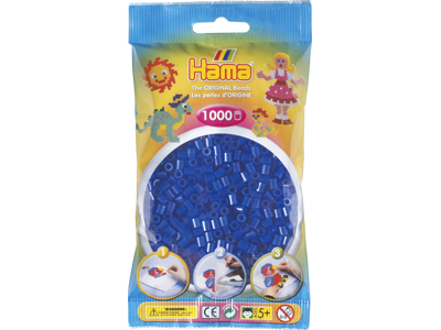 1000stk. Hama Midi neon blå  207-36