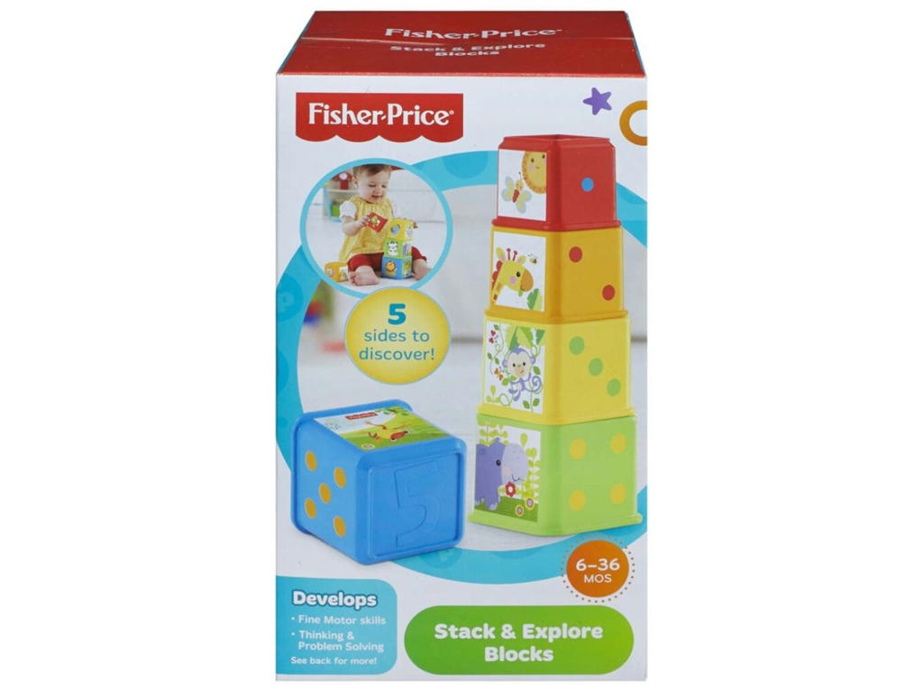 Fisher Price Stack & Explore Blocks - Stabelklodser til børn