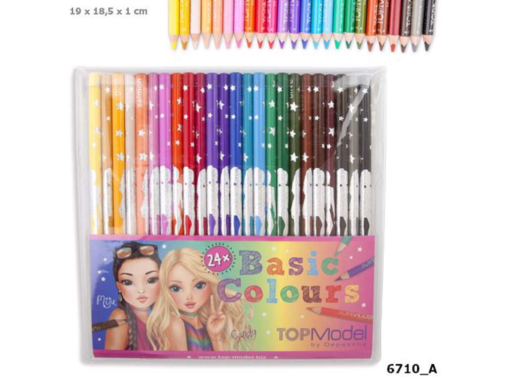 Top Model farveblyanter 24 stk