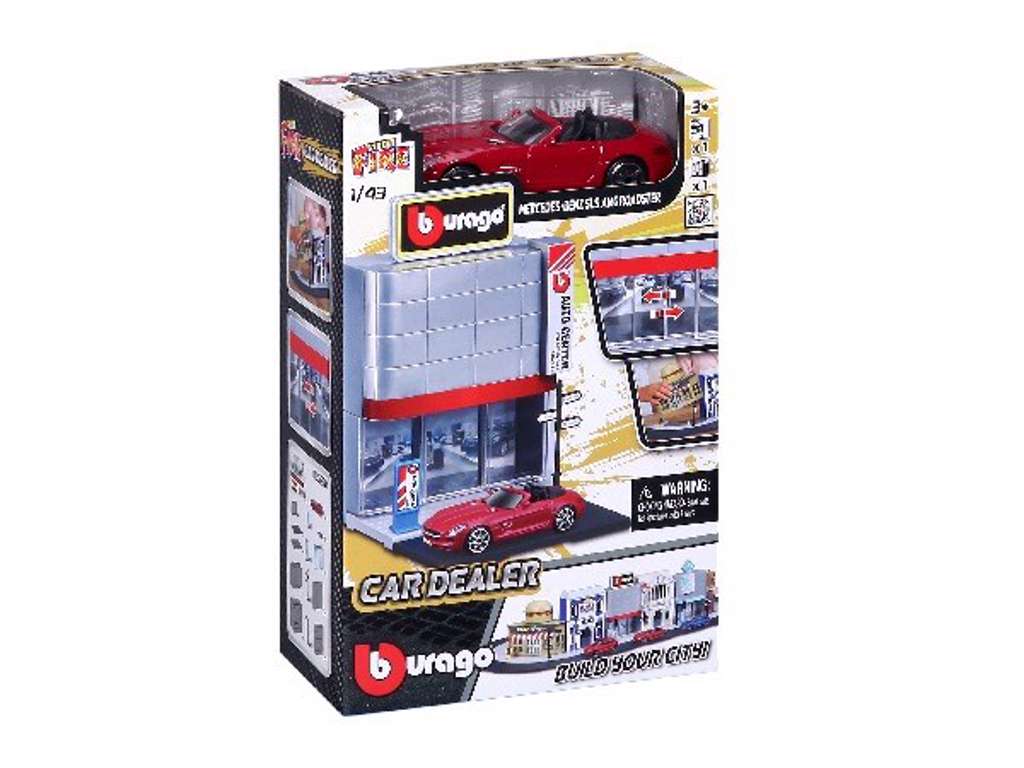 Burago City DIY legesæt med 1 bil - 1:43