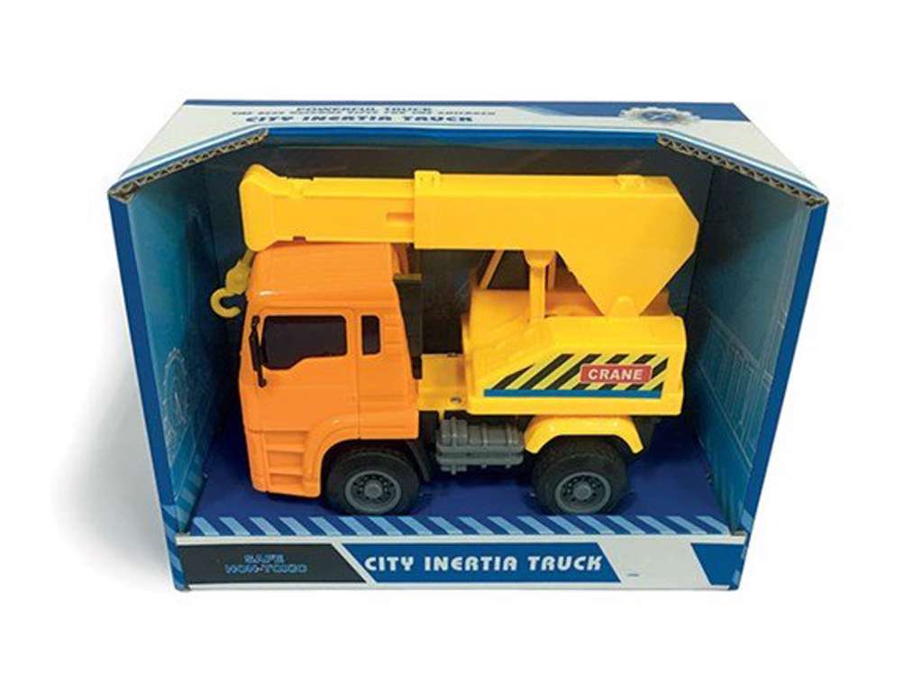 Lastbil med kran på 15 cm