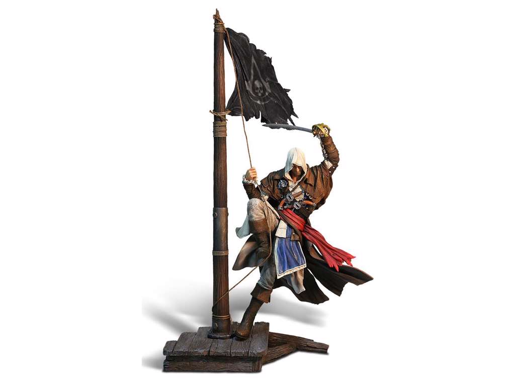 Assassin´s Creed IV Black Flag statue af Edward Kenway Master of the Seas på 45 cm