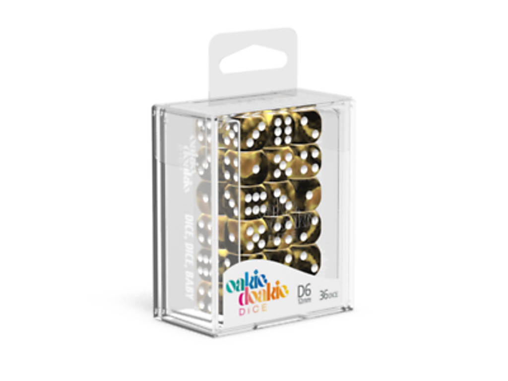 Oakie Doakie Dice D6 Dice 12 mm Gemidice Hornet, 36 stk.