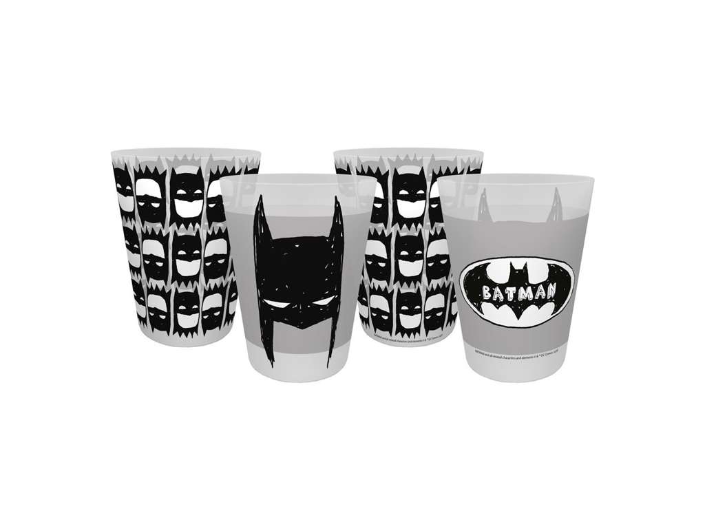Batman 4-pak plastik kopper