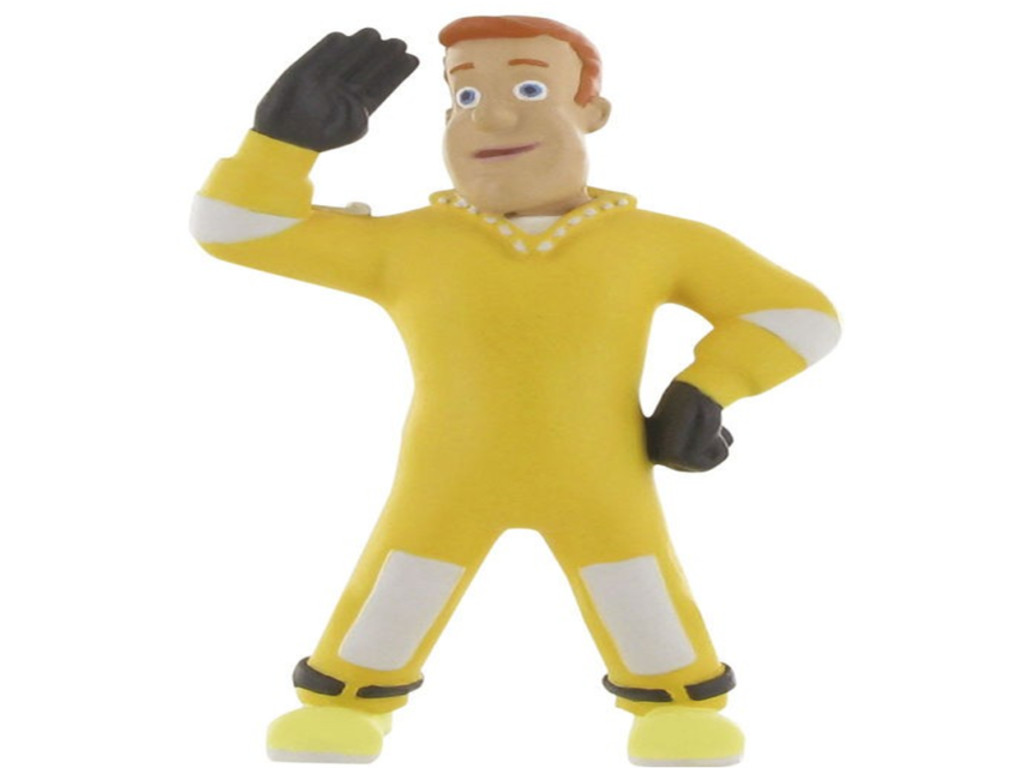 Sam i gul dragt fra Brandmand Sam – 9 cm