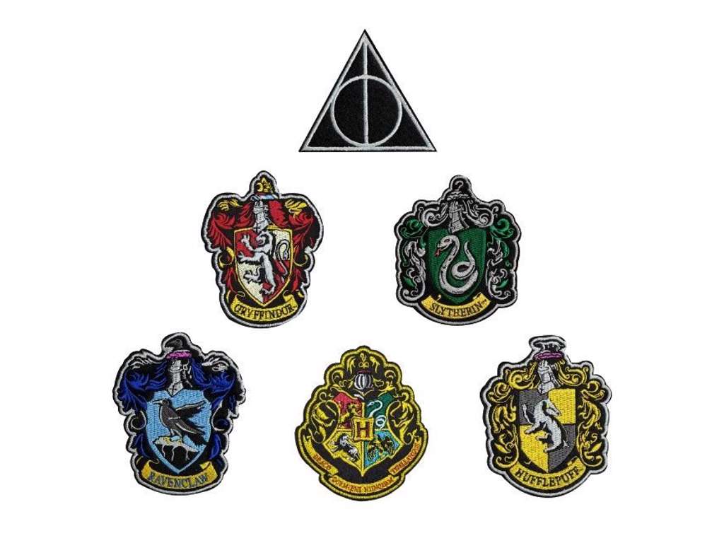 House Crests 6-pak patches fra Harry Potter