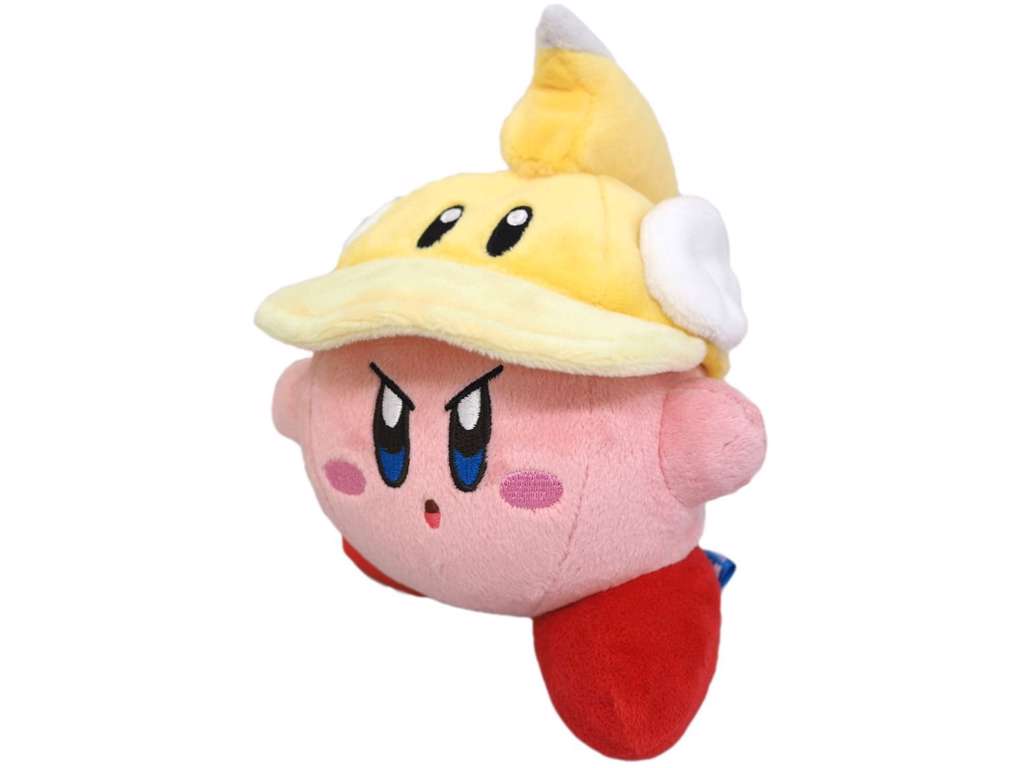 Kirby bamse med hat på 16 cm