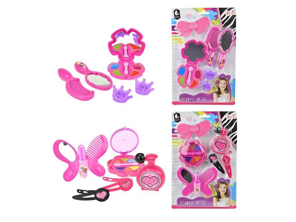 Girlz makeup sæt med spejl og børste