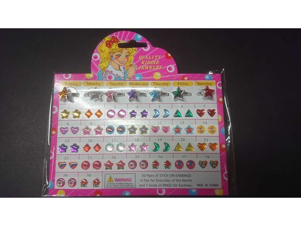 Juvelsæt med 7 ringe