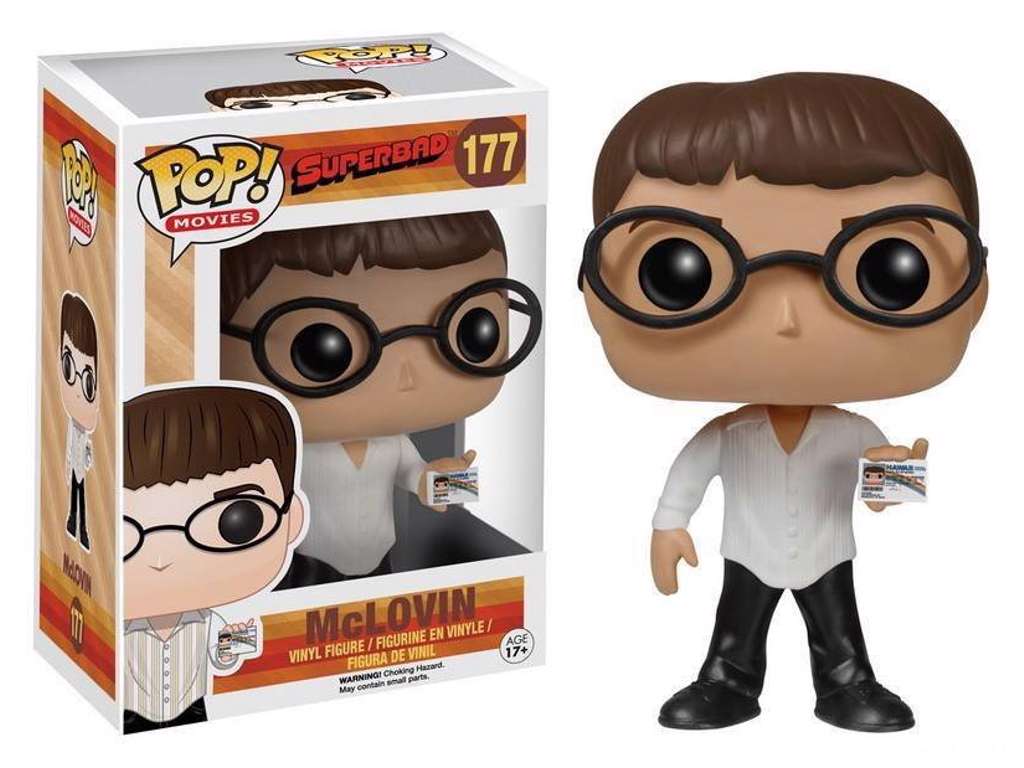 Superbad POP! vinyl figur af McLovin på 10 cm