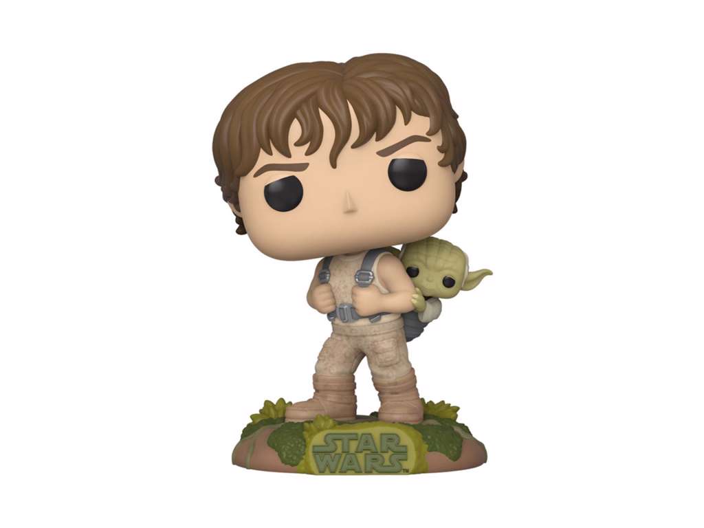 Star Wars POP! Movies Vinyl Figure Training Luke with Yoda 9 cm