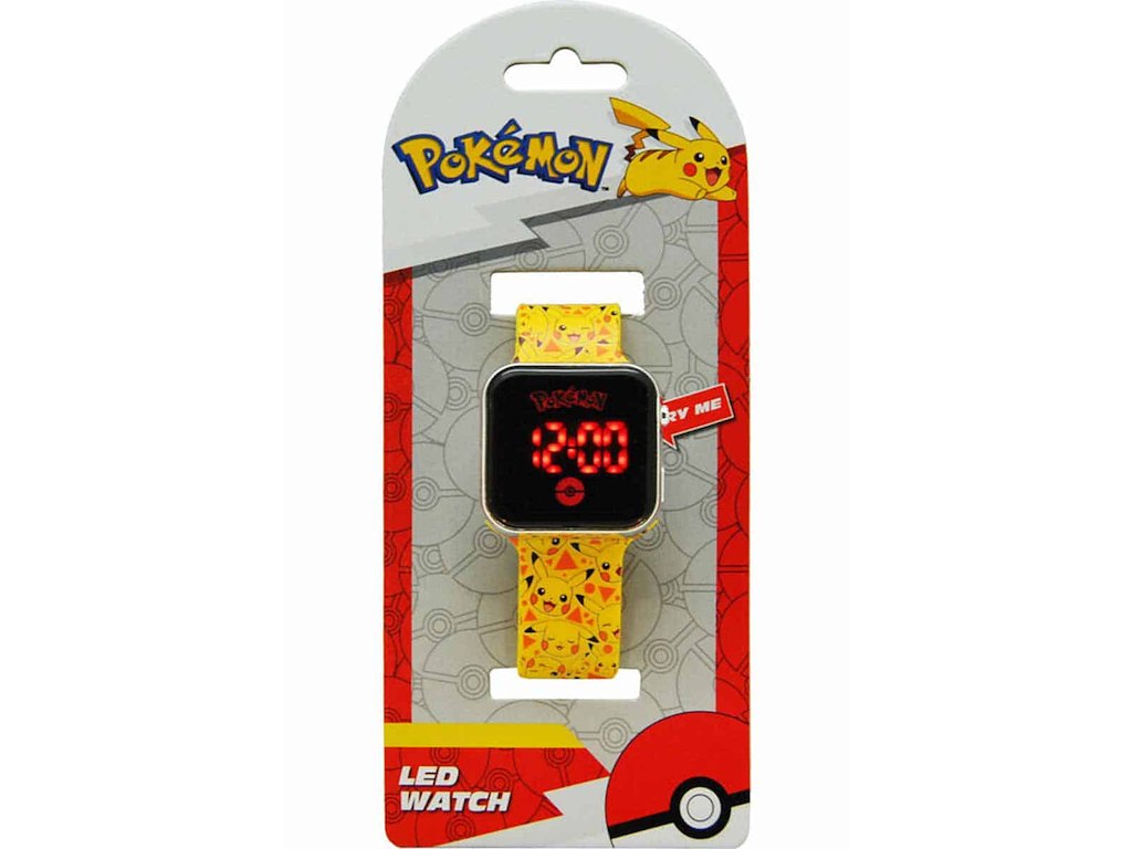 Pokémon Pikachu digitalt armbåndsur med LCD skærm