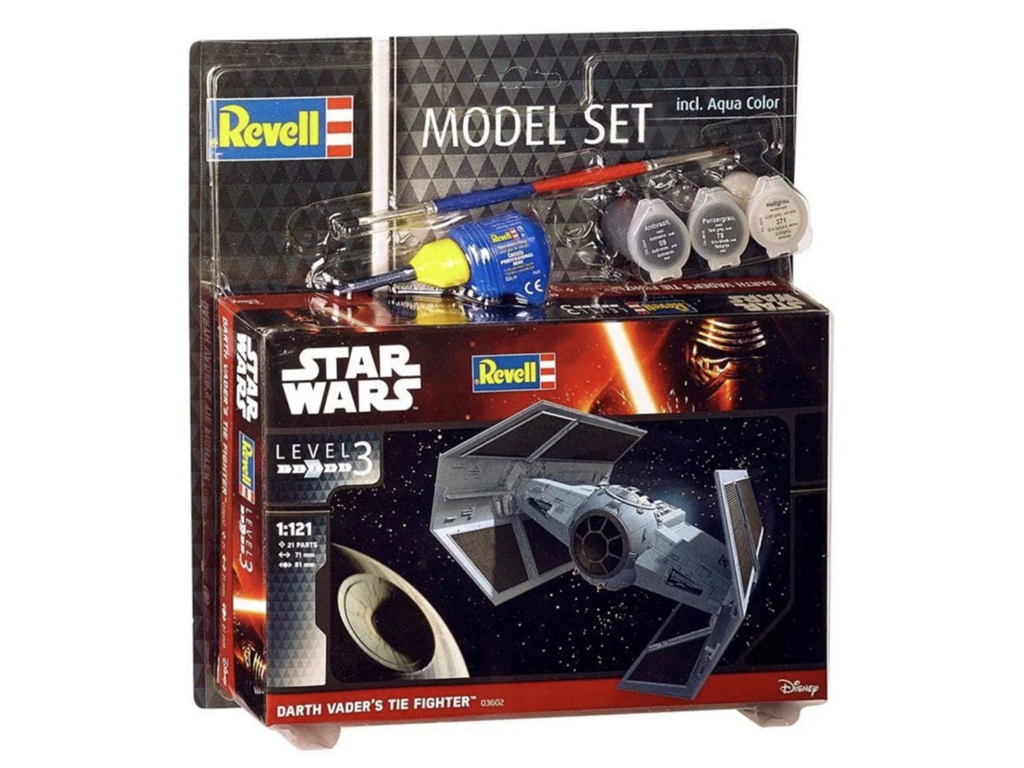  Darth Vader's TIE Fighter 1:121 model kit fra Revell