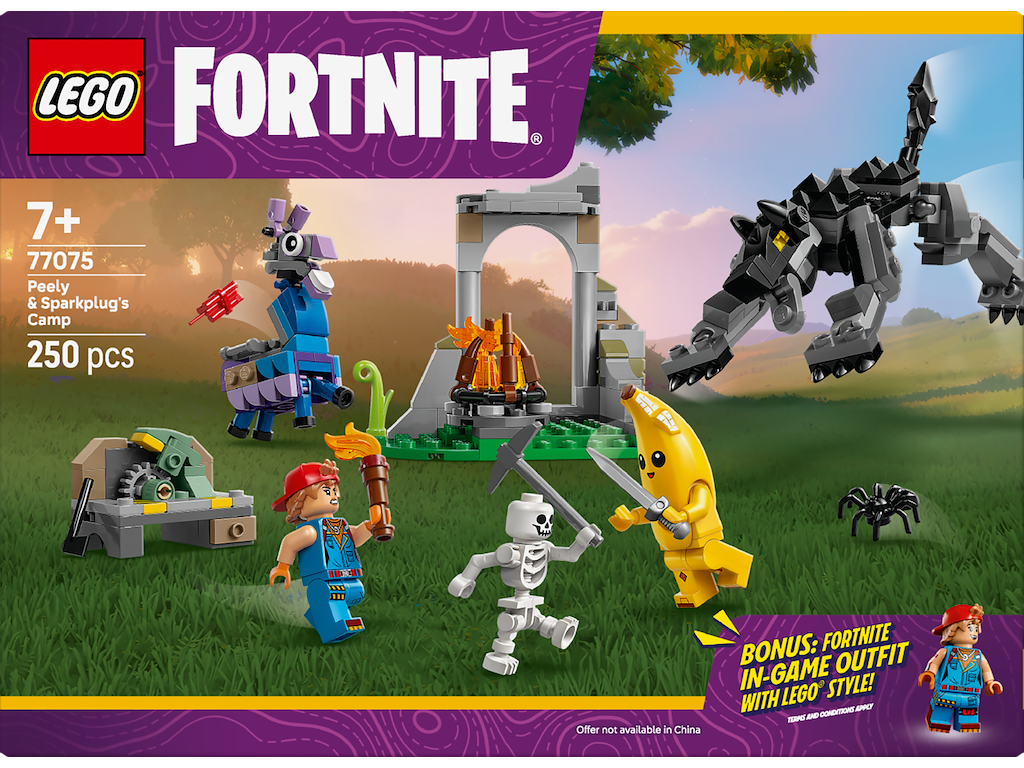 Peely og Sparkplugs lejr - 77075 - LEGO Fortnite