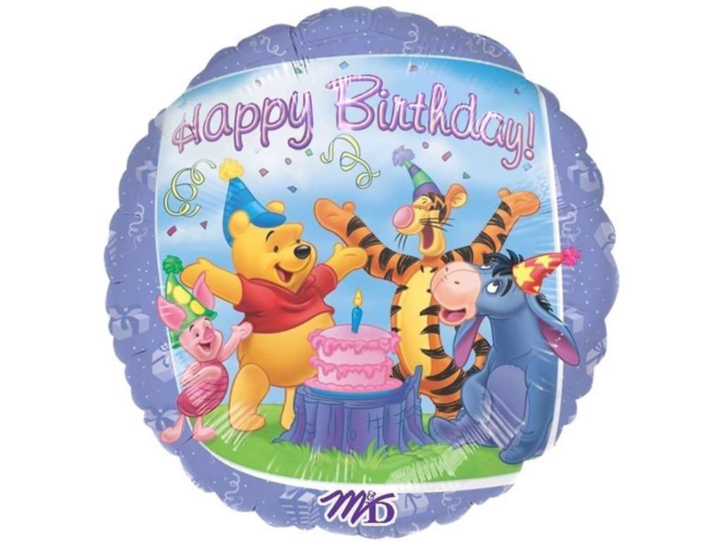 Peter Plys fødselsdags heliumballon