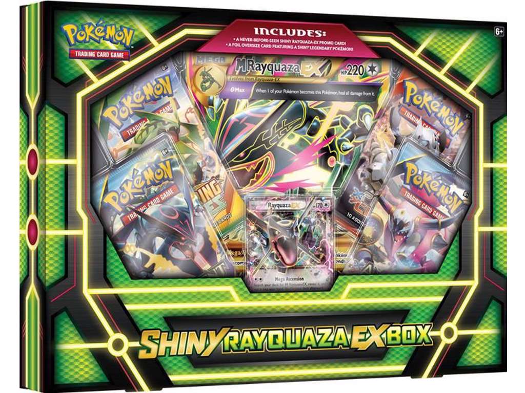 Pokémon Shiny Rayquaza EX box