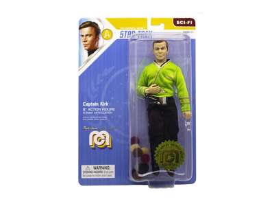 Star Trek TOS action figur af Captain Kirk på 20 cm fra Mego