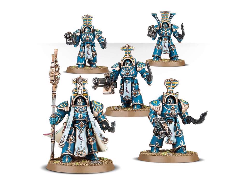 Warhammer 40K Thousand Sons Scarab Occult Terminators - Figursæt