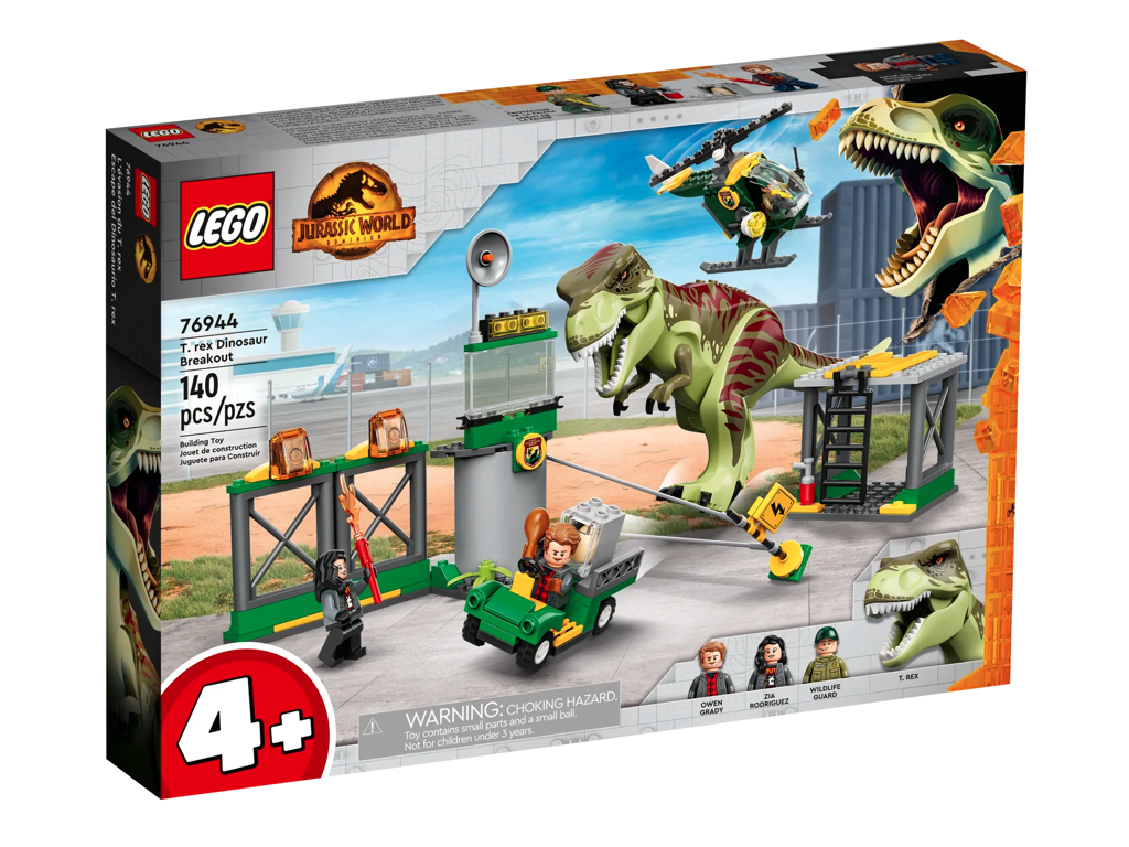 LEGO Jurassic World - T. rex på dinosaurflugt - 76944