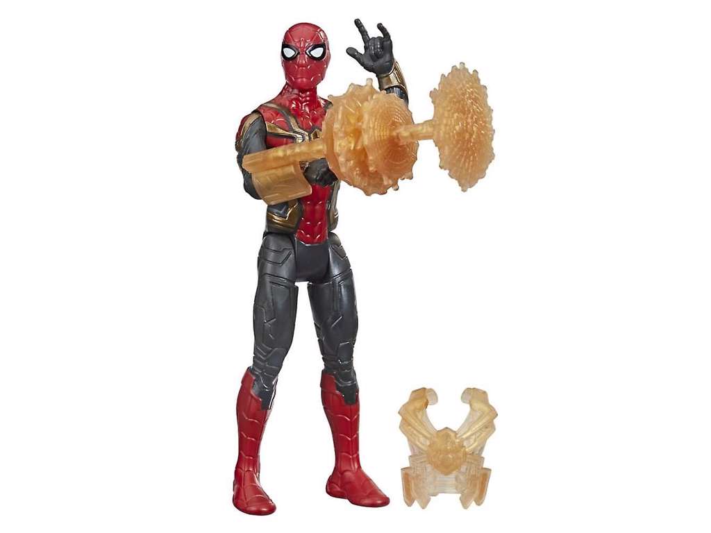 Spiderman 3 Mystery Web Gear action figur af Iron-Spider på 12 cm