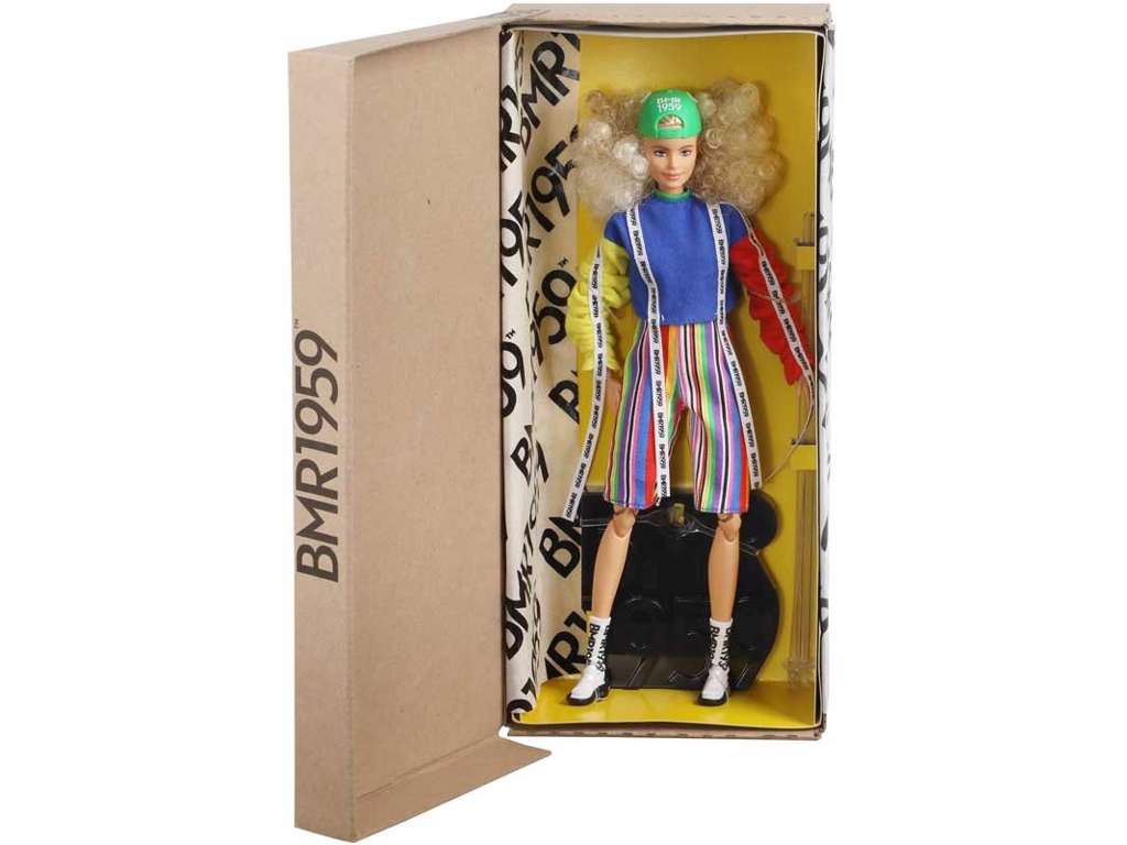 Barbie BMR1959 dukke i block sweatshirt