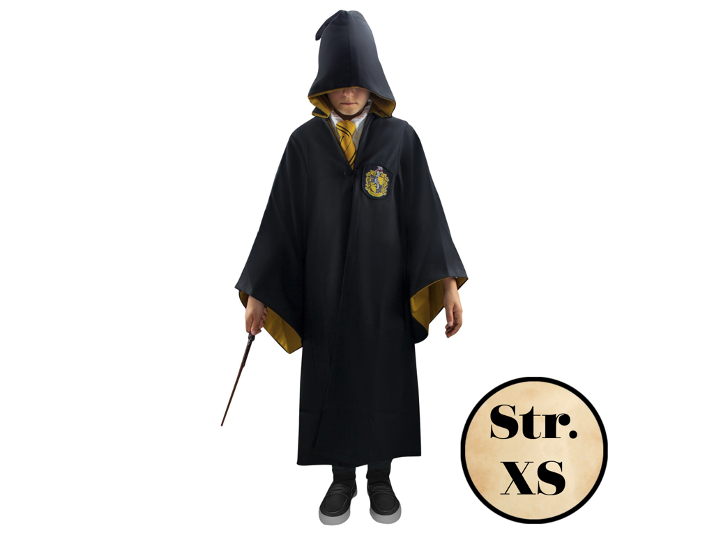 Deluxe troldmandskappe  Hufflepuff til børn Harry Potter fra Cinereplicas