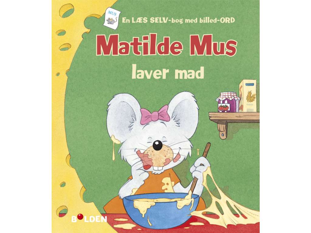 Matilde Mus laver mad bog