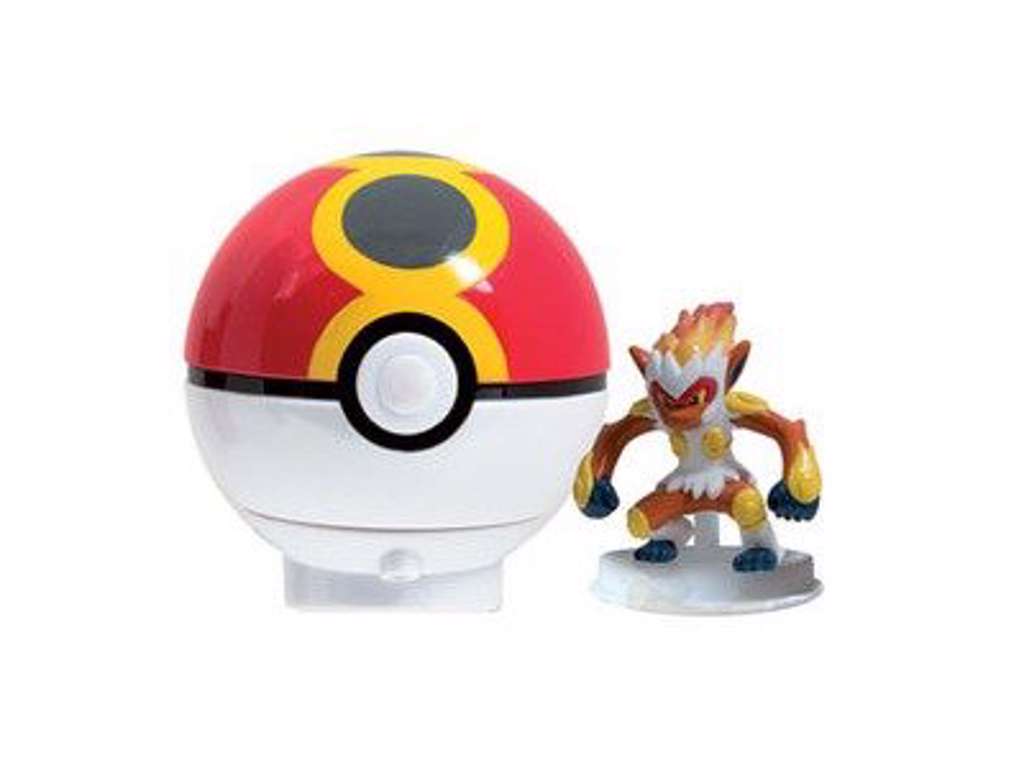 Pokéball med figur fra Pokémon