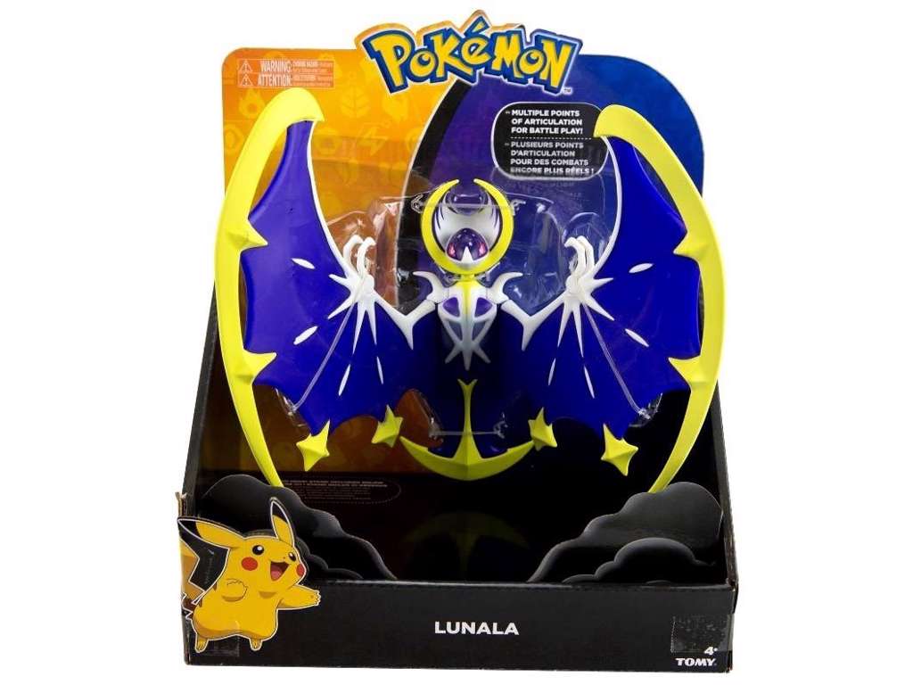 Pokémon Sun and Moon Legendary action figur af Lunala på 22 cm