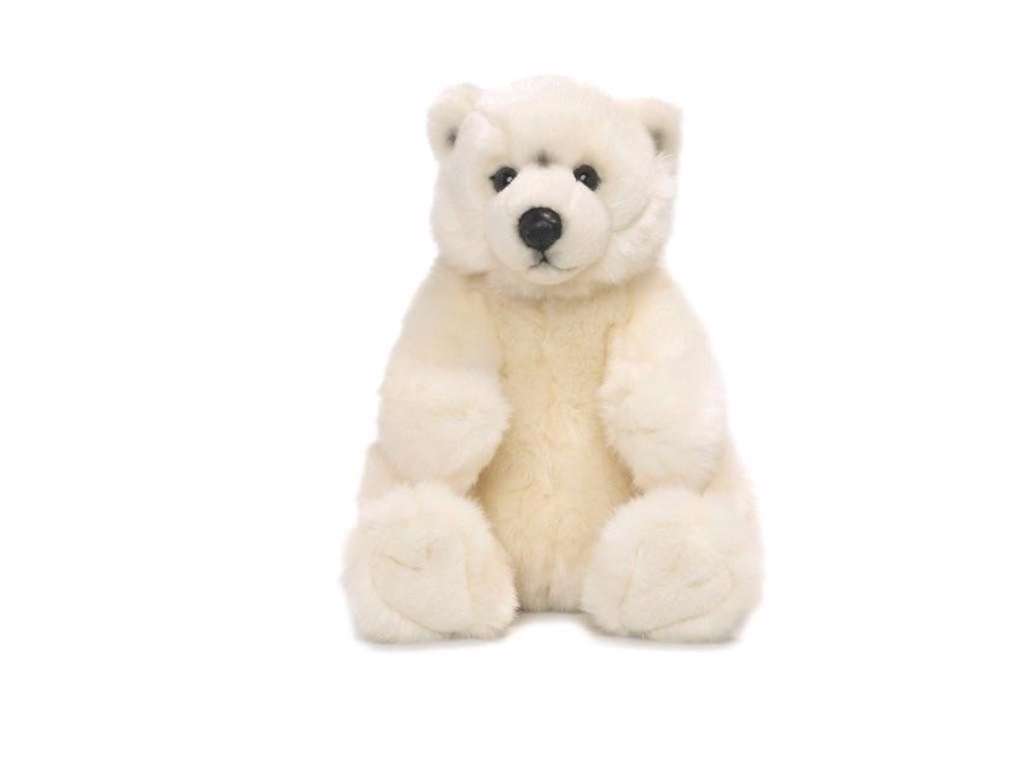 Siddende isbjørn på 22 cm fra WWF