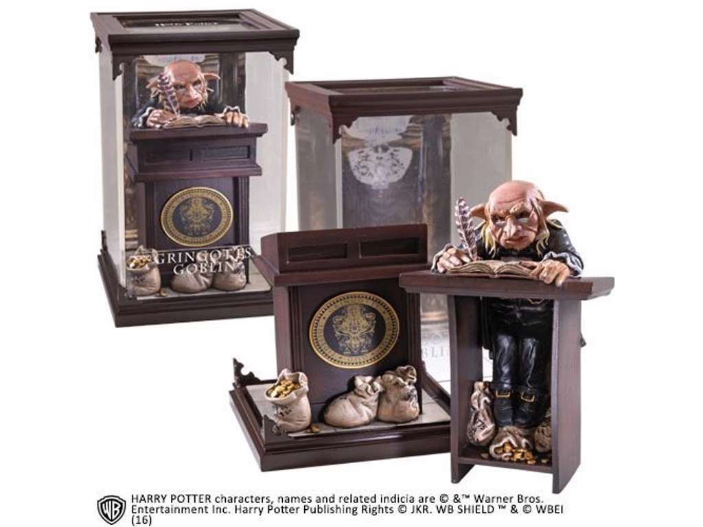 Gringotts Goblin Magical Creatures statue på 19 cm fra Harry Potter