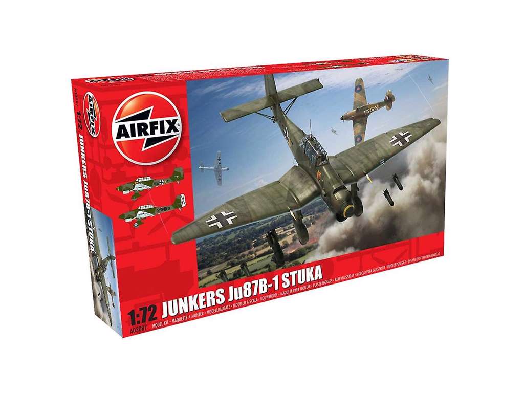 Junkers JU87 Stuka 1:72 Modelbyggesæt fra Airfix