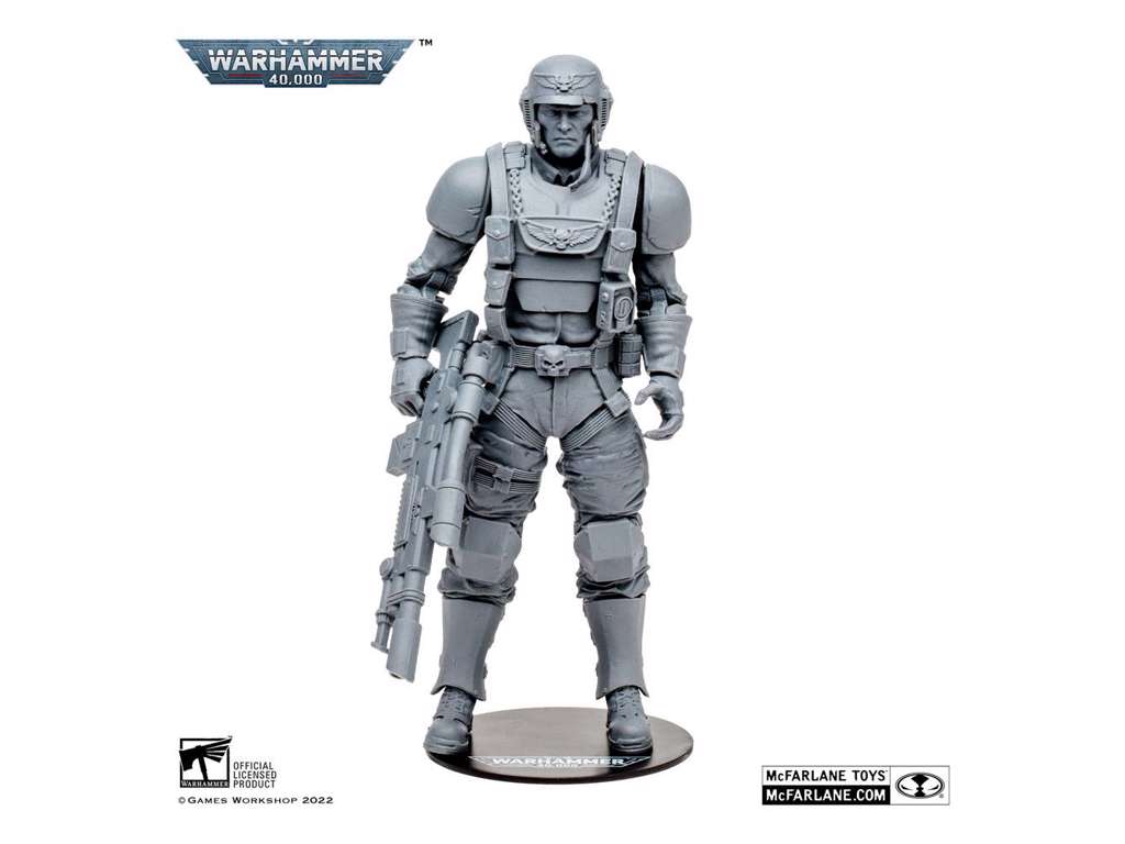 Warhammer 40k: Darktide Veteran Guardsman (Artist Proof) actionfigur på 18 cm