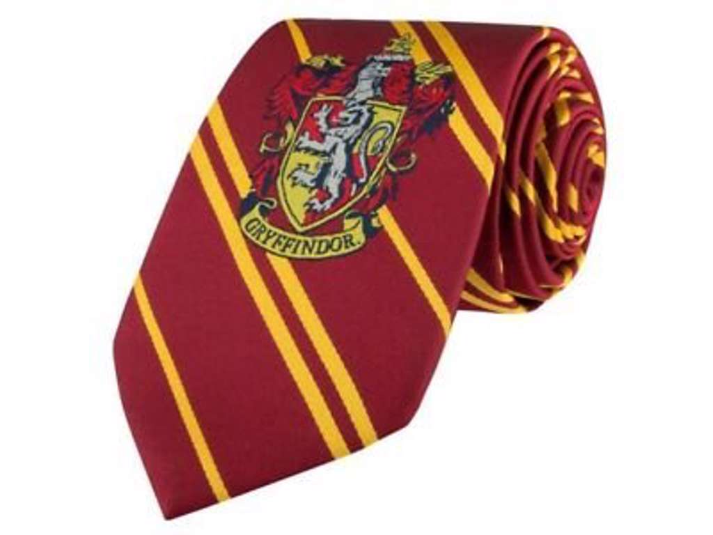 Vævet slips Gryffindor til voksne Harry potter fra Cinereplicas