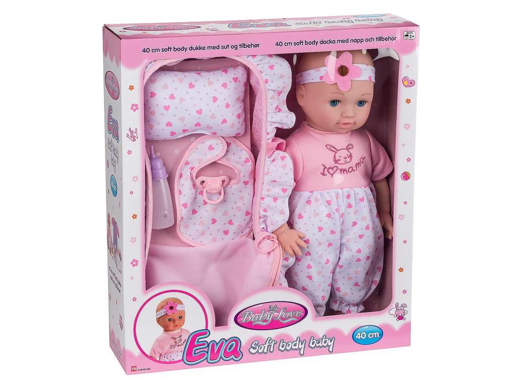 Babydukke i lift på 40 cm fra My Baby