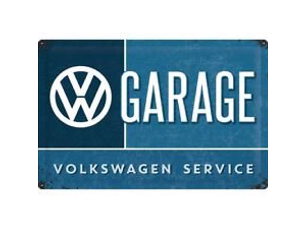 VW Garage metal skilt 40 x 60 cm