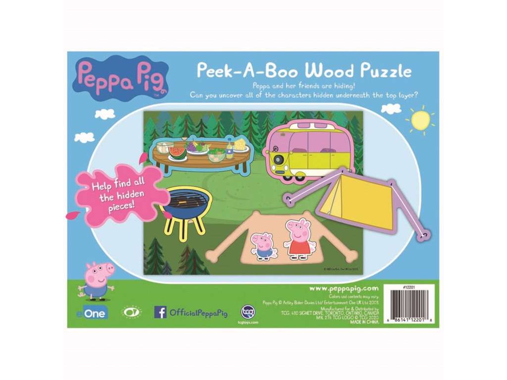 Gurli Gris puslespil i træ med 12 brikker