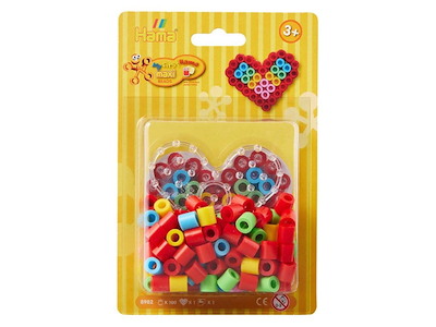 Hama Maxi perler & plade – hjerte (lille blister)