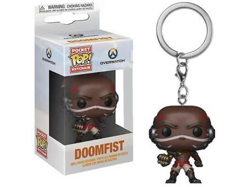 Overwatch Pocket POP! nøglering med Doomfist på 4 cm