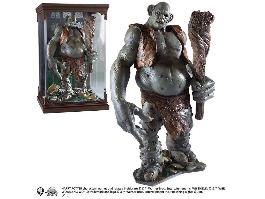 Troll Magical Creatures statue på 13 cm fra Harry Potter
