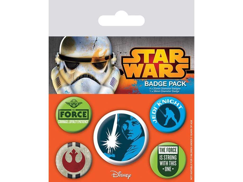 Star Wars Jedi 5-pak badges